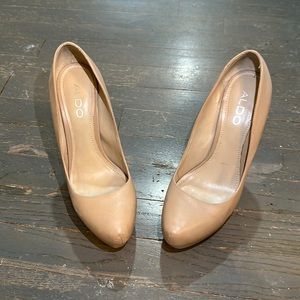 Aldo tan pumps